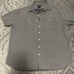 Large Palm Tree Button Up